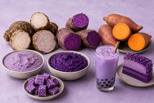 Ube vs Taro vs Purple Sweet Potato — What’s the Difference?