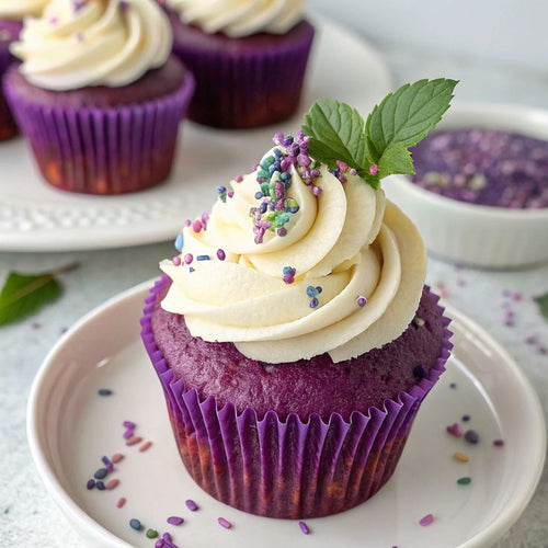 Ube Cupcakes
